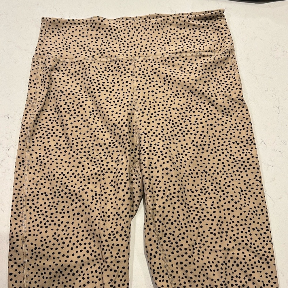 Cheetah print workout pants